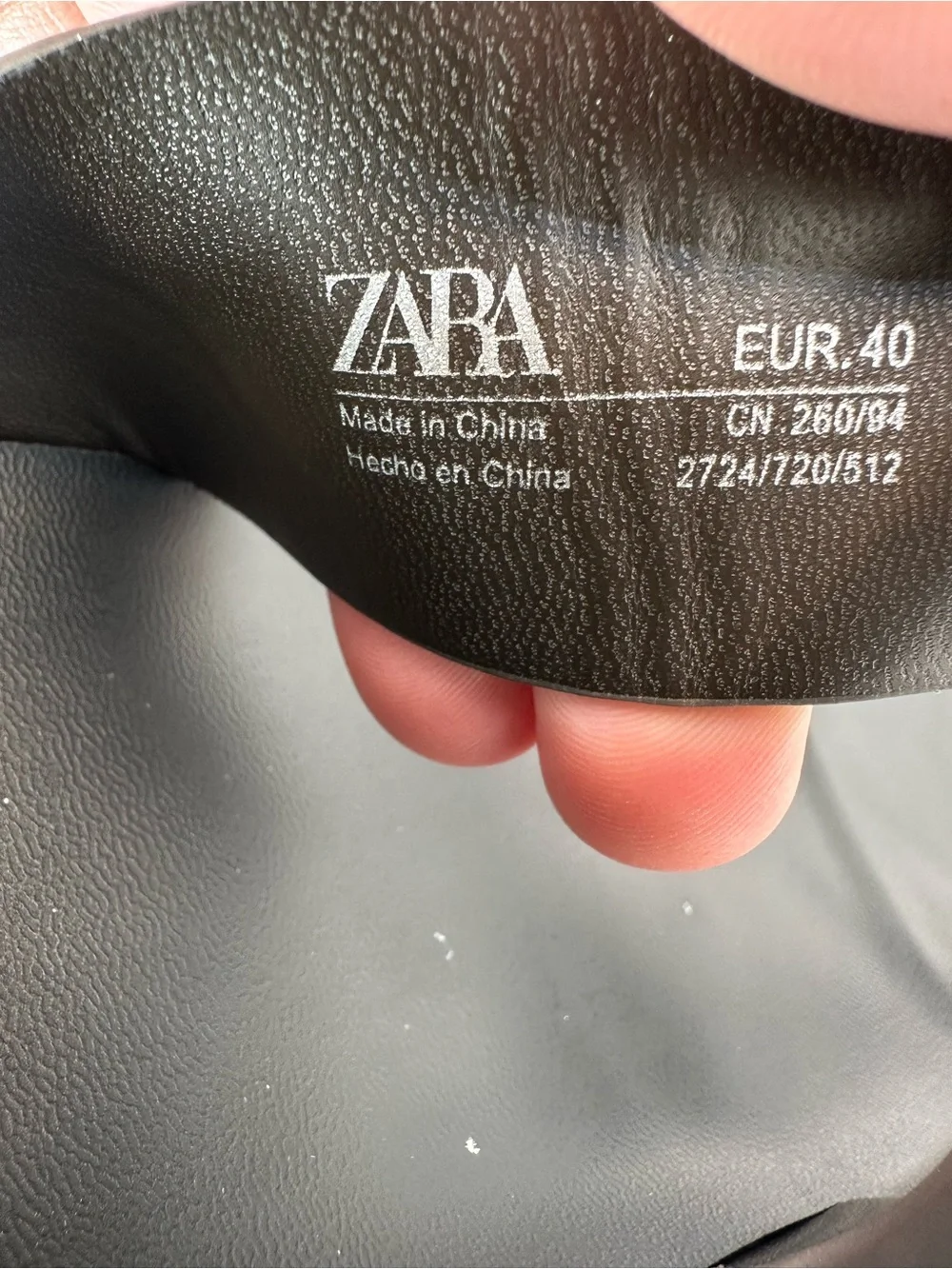 Zara Black Men’s Cross-Strap Slide Sandals